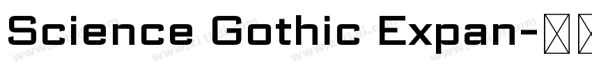 Science Gothic Expan字体转换 Science Gothic Expan字体转换
